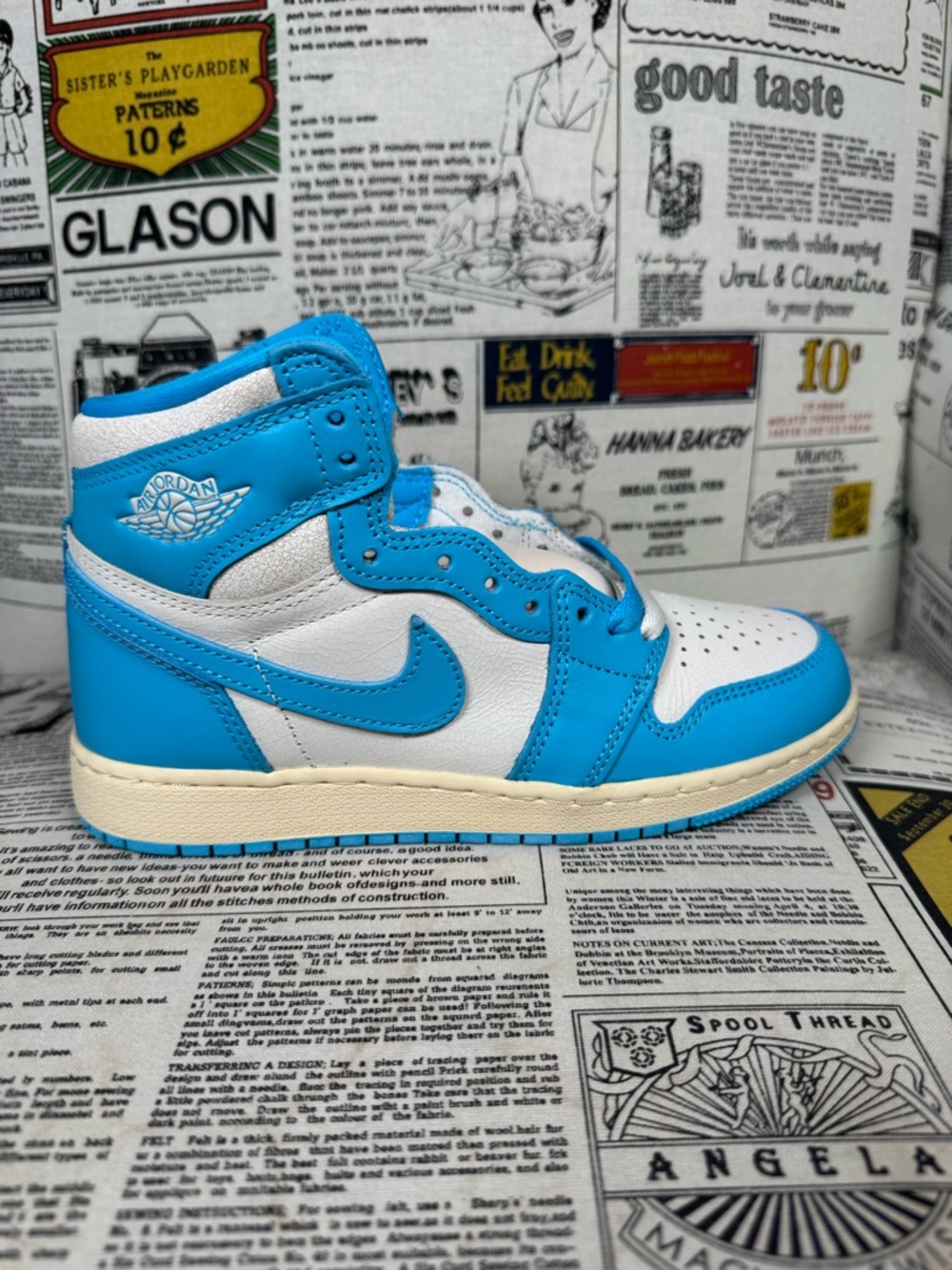 Nike Air Jordan 1 Retro High OG GS UNC Reimagined FD1437-402 4Y Women Size 5.5